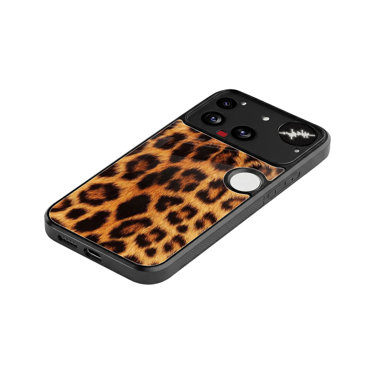 Cheetah Fur stylish phone case for nothing phone 3 | glossy glass and slim fit
