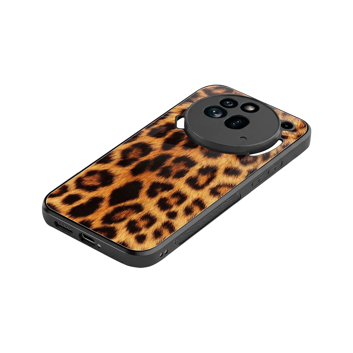 Cheetah Fur stylish phone case for nothing phone 3a pro | glossy glass and slim fit