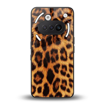 Cheetah Fur back phone cover | glass case for nothing phone 3a