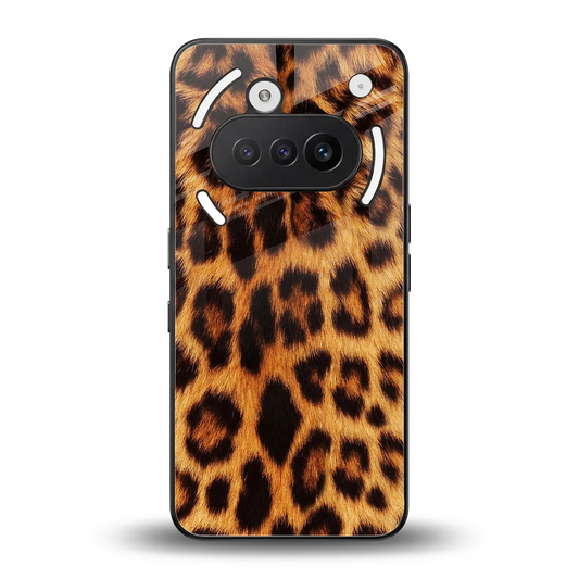 Cheetah Fur back phone cover | glass case for nothing phone 3a