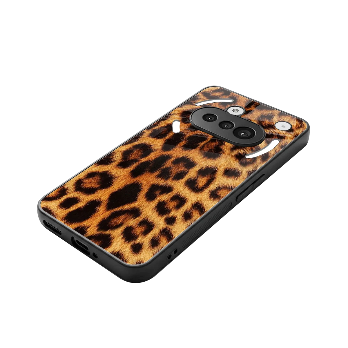 Cheetah Fur stylish phone case for nothing phone 3a | glossy glass and slim fit