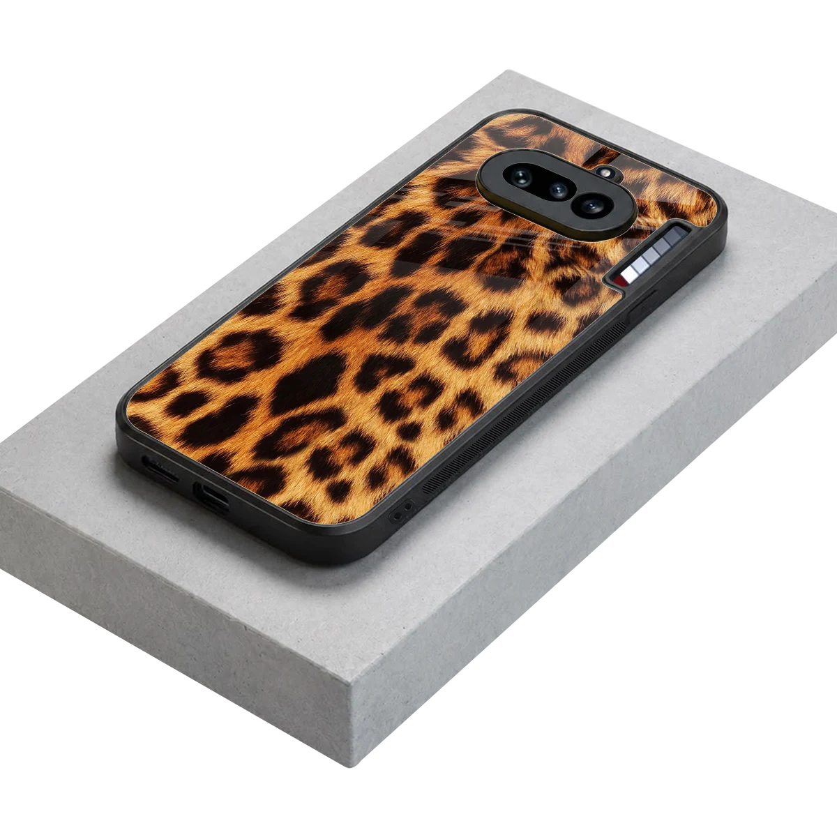 Cheetah Fur stylish phone case for nothing phone 4a | glossy glass and slim fit