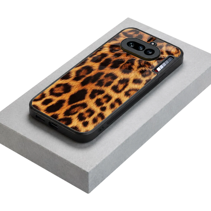Cheetah Fur stylish phone case for nothing phone 4a | glossy glass and slim fit