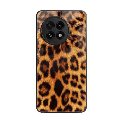 Cheetah Fur back phone cover | glass case for oneplus 13r