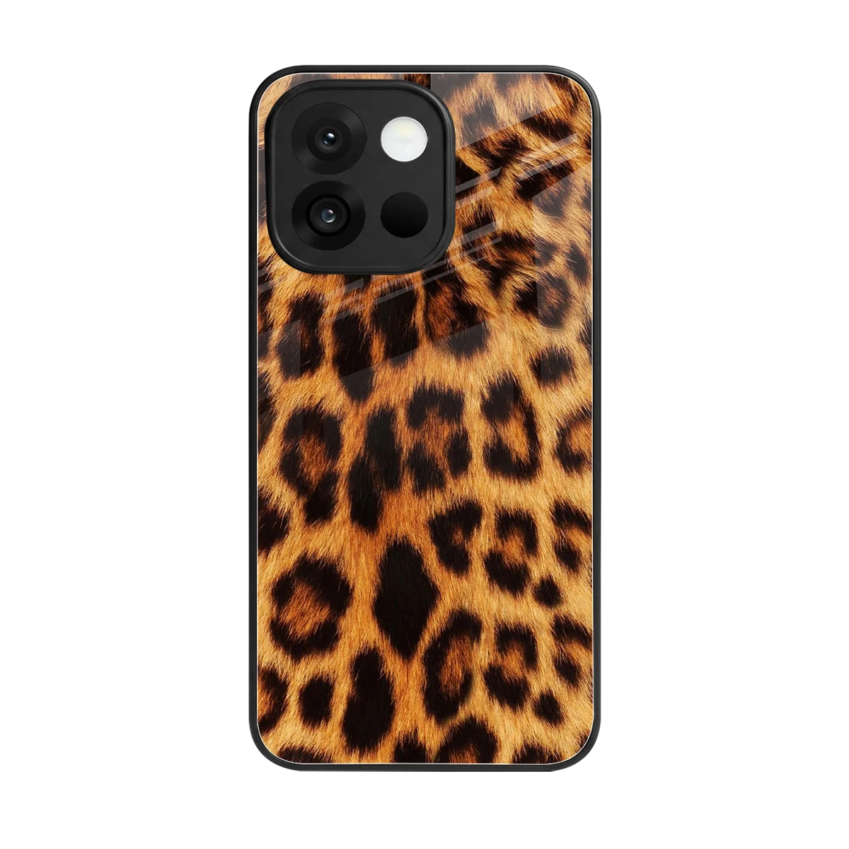 Cheetah Fur back phone cover | glass case for oneplus 13s