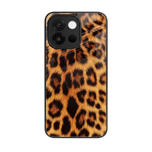 Cheetah Fur back phone cover | glass case for oneplus 13s