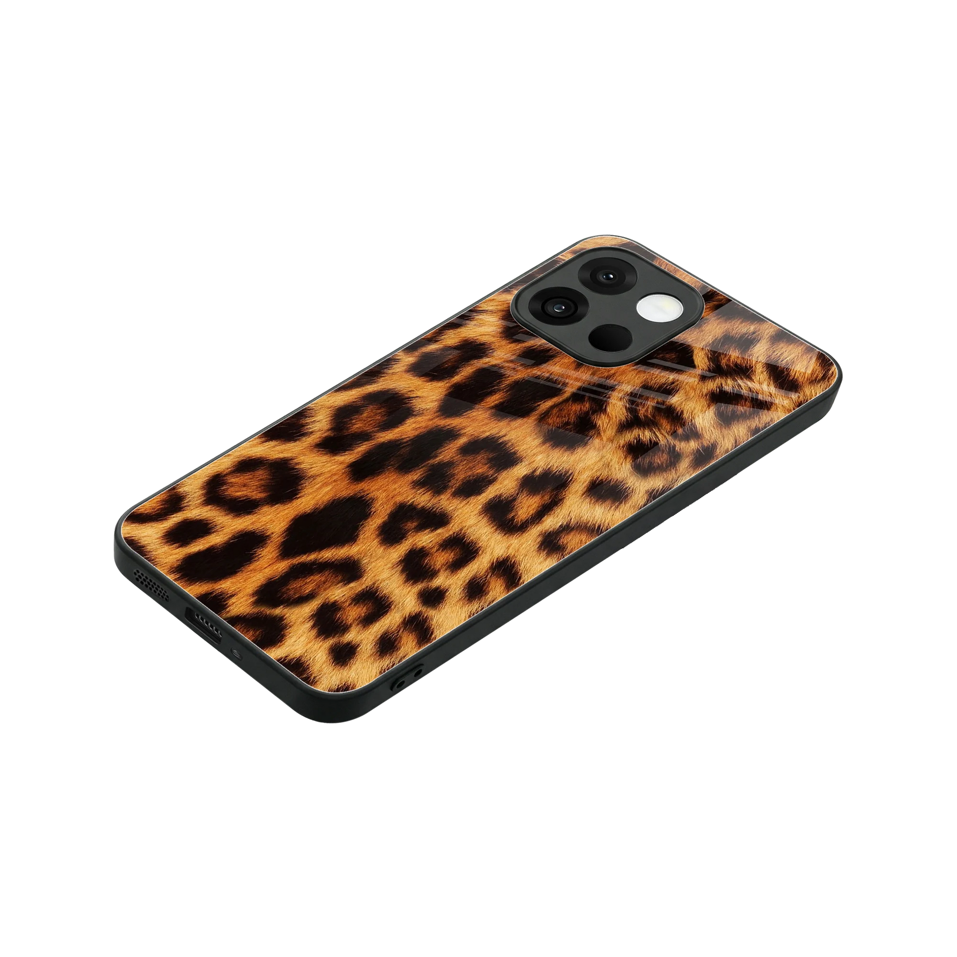 Cheetah Fur stylish phone case for oneplus 13s | glossy glass and slim fit