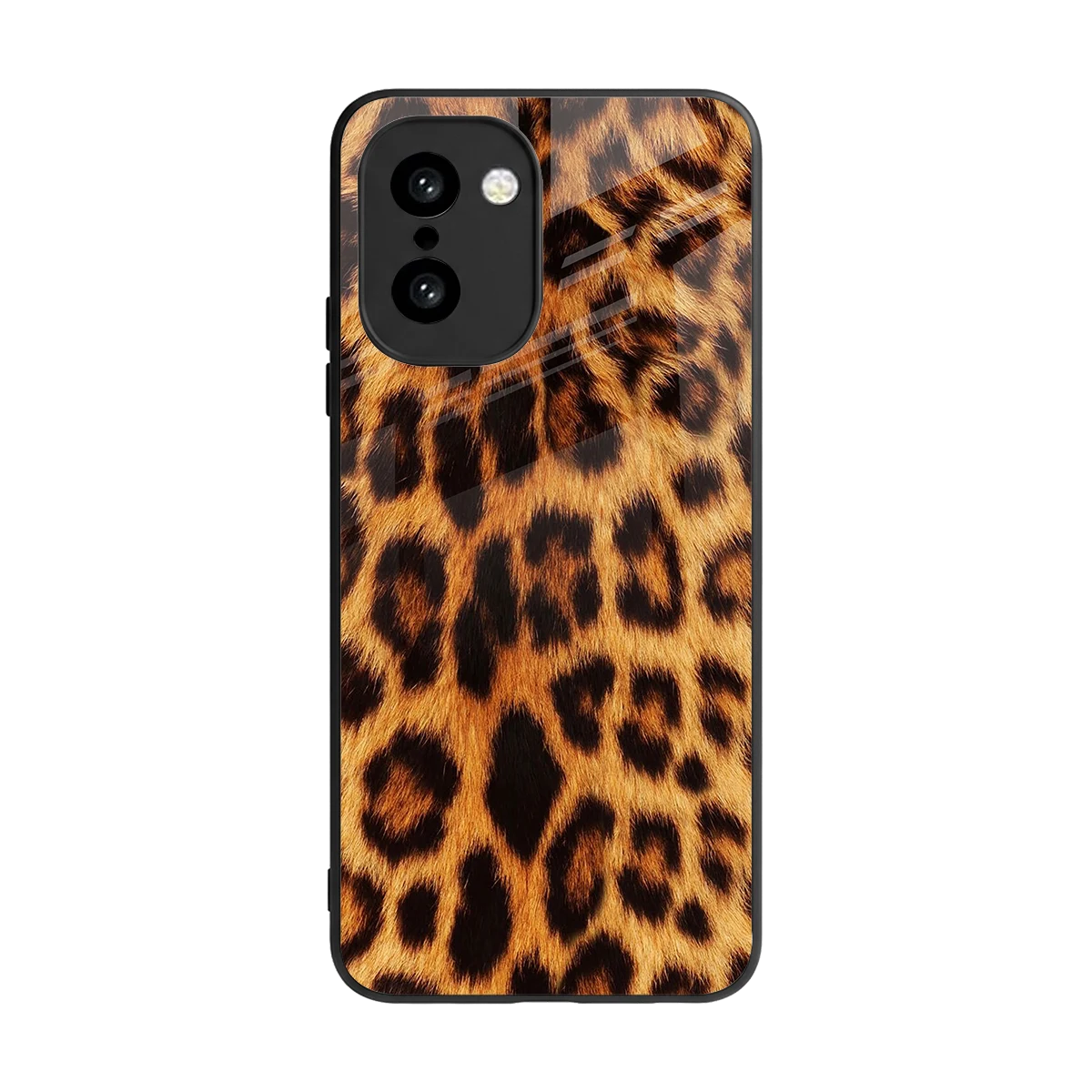 Cheetah Fur back phone cover | glass case for oneplus 15r