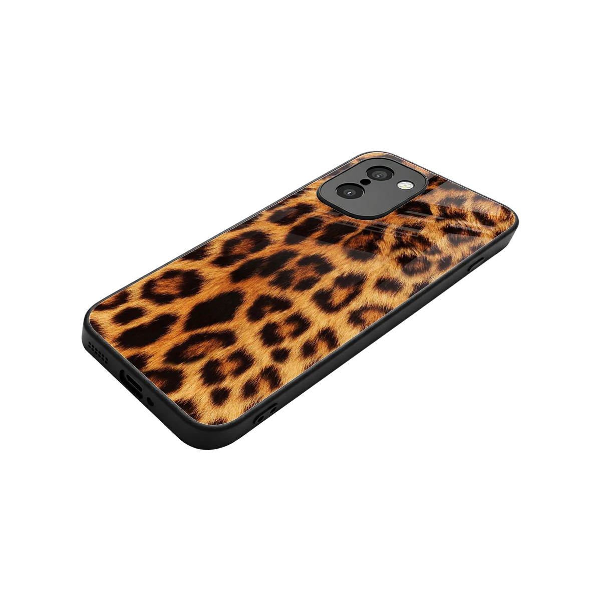 Cheetah Fur stylish phone case for oneplus 15r | glossy glass and slim fit