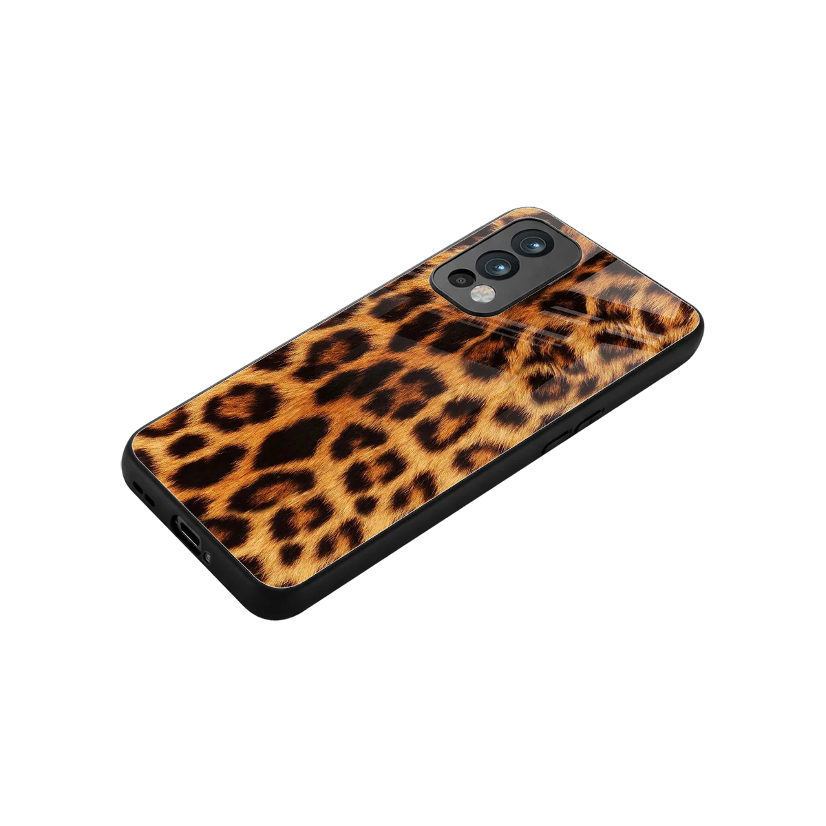 Cheetah Fur stylish phone case for oneplus nord 2 | glossy glass and slim fit