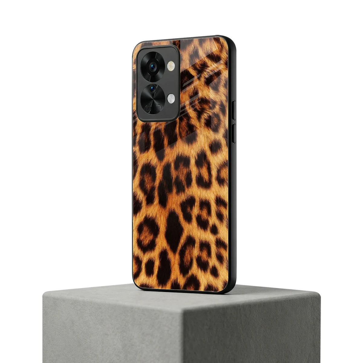 Cheetah Fur oneplus nord 2t mobile cover | shockproof glass phone case