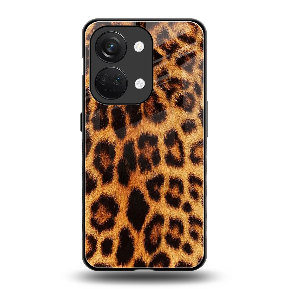 Cheetah Fur back phone cover | glass case for oneplus nord 3