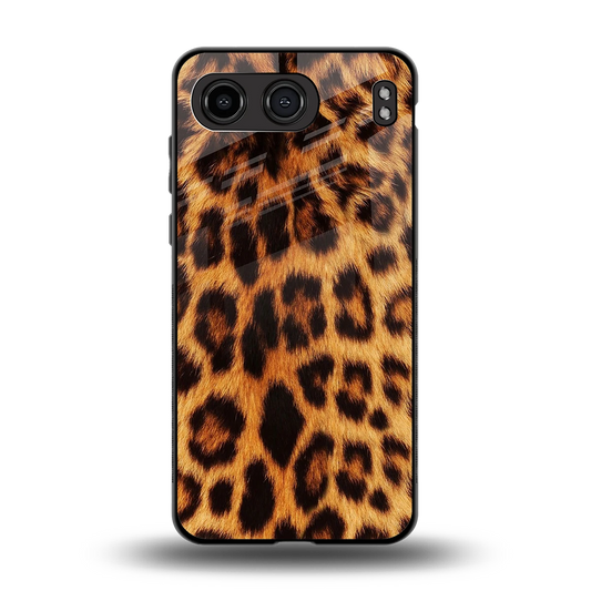 Cheetah Fur back phone cover | glass case for oneplus nord 4
