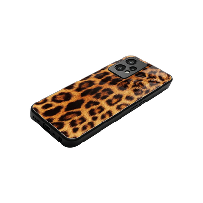 Cheetah Fur stylish phone case for oneplus nord ce 2 lite | glossy glass and slim fit