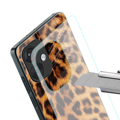 Cheetah Fur stylish phone case for oneplus nord ce 3 | glossy glass and slim fit