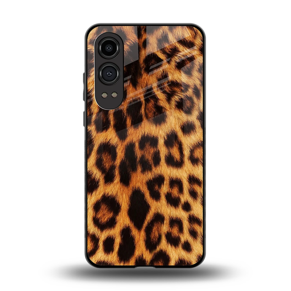 Cheetah Fur back phone cover | glass case for oneplus nord ce 4 lite