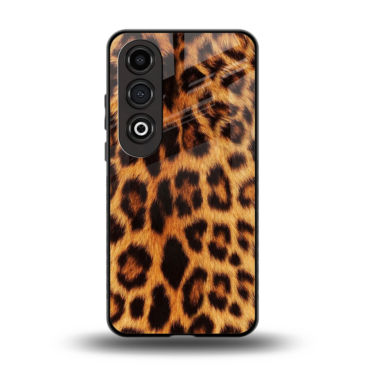 Cheetah Fur back phone cover | glass case for oneplus nord ce 4