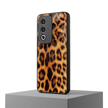 Cheetah Fur oppo a3 pro mobile cover | shockproof glass phone case