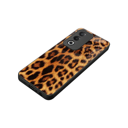 Cheetah Fur stylish phone case for oppo a3 pro | glossy glass and slim fit