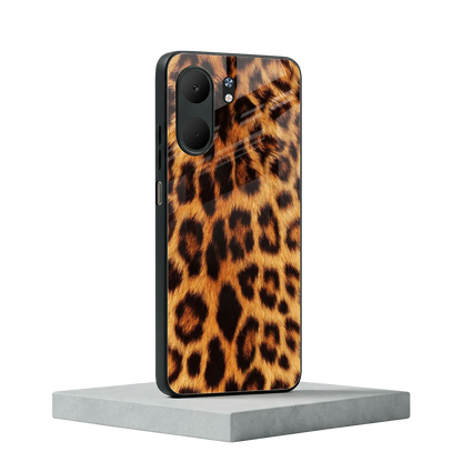Cheetah Fur oppo a5x 5g mobile cover | shockproof glass phone case