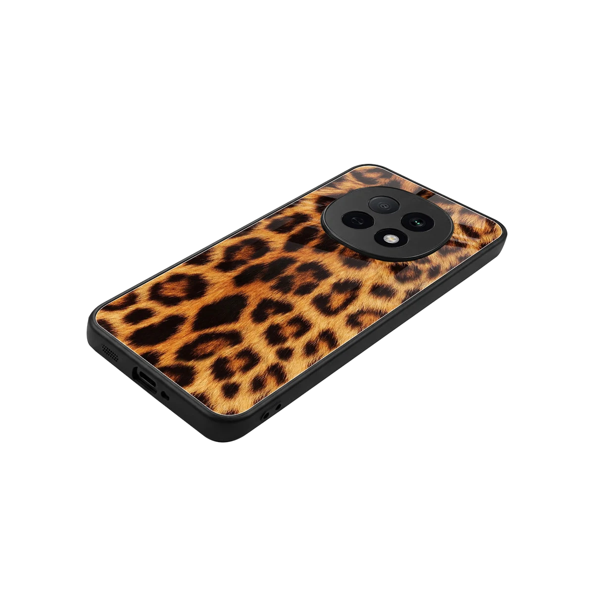 Cheetah Fur stylish phone case for oppo f29 pro 5g | glossy glass and slim fit
