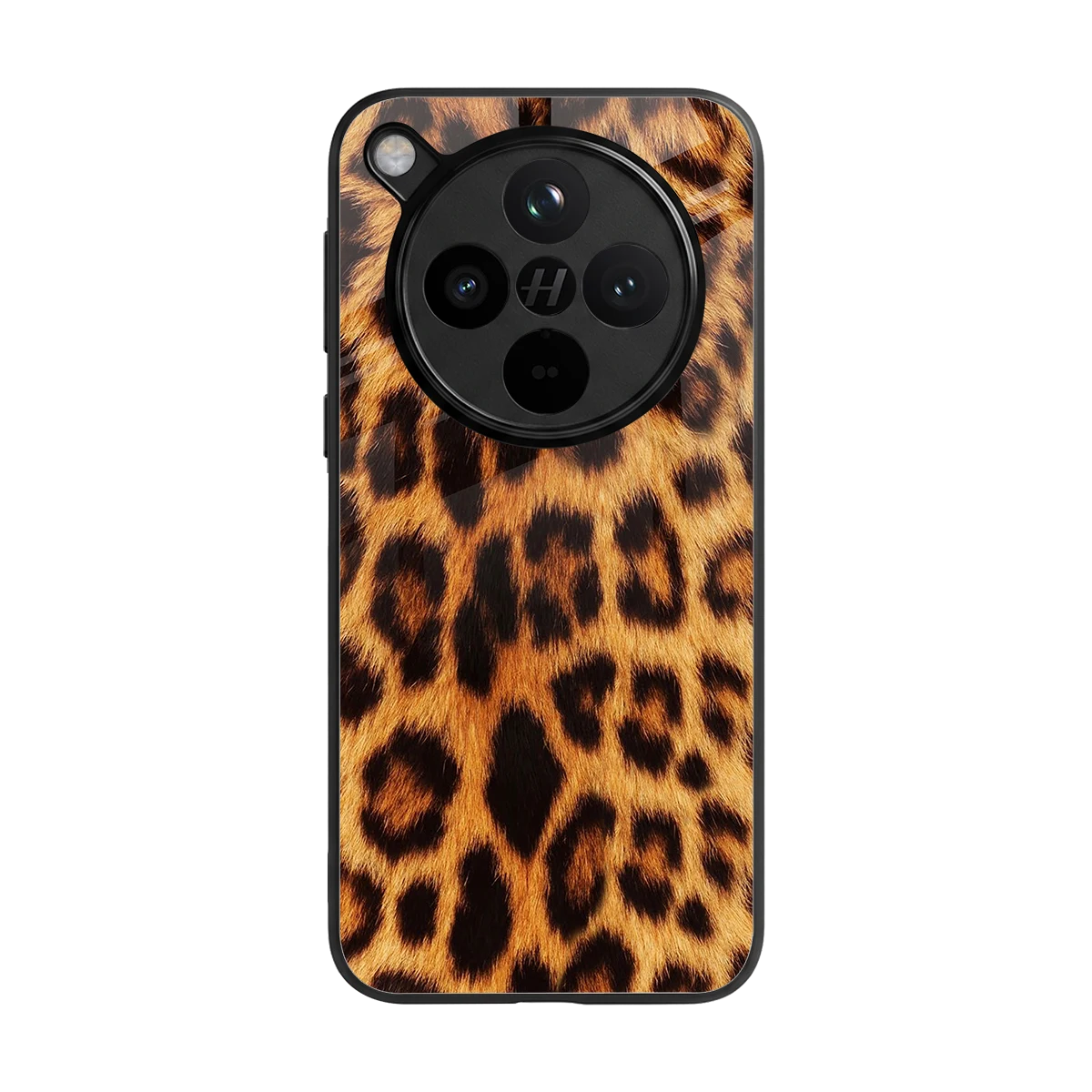 Cheetah Fur back phone cover | glass case for oppo find x8