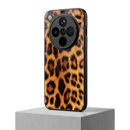 Cheetah Fur oppo find x8 mobile cover | shockproof glass phone case