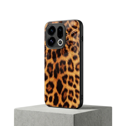 Cheetah Fur oppo find x9 mobile cover | shockproof glass phone case