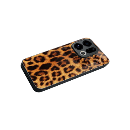 Cheetah Fur stylish phone case for oppo find x9 | glossy glass and slim fit