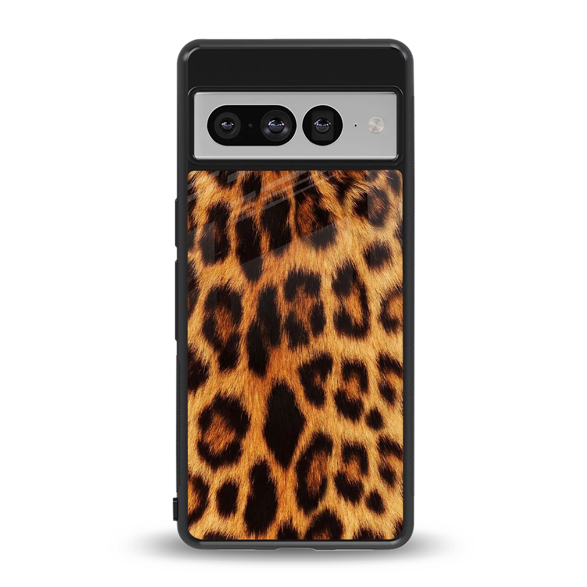 Cheetah Fur back phone cover | glass case for google pixel 7 pro