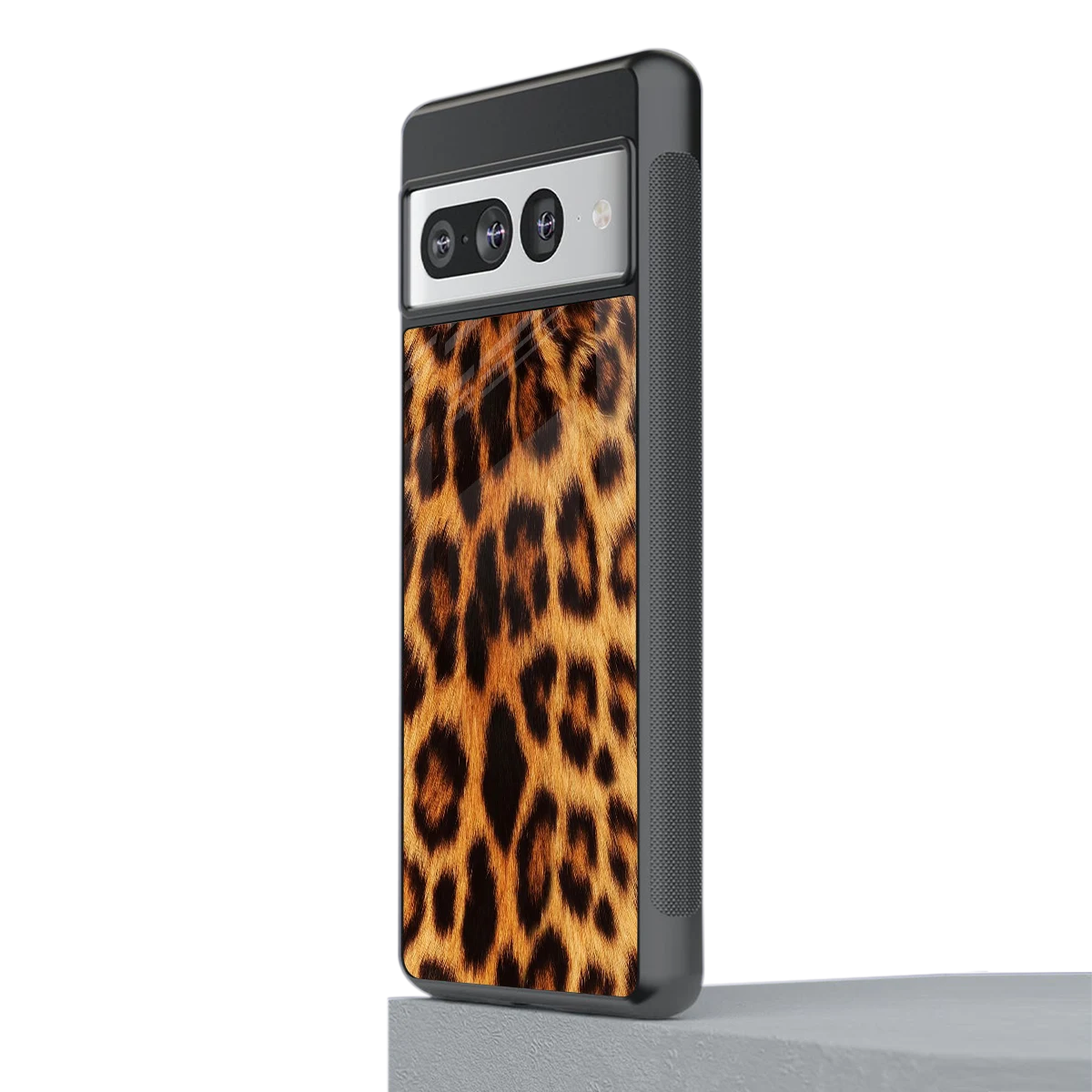 Cheetah Fur stylish phone case for google pixel 7 pro | glossy glass and slim fit