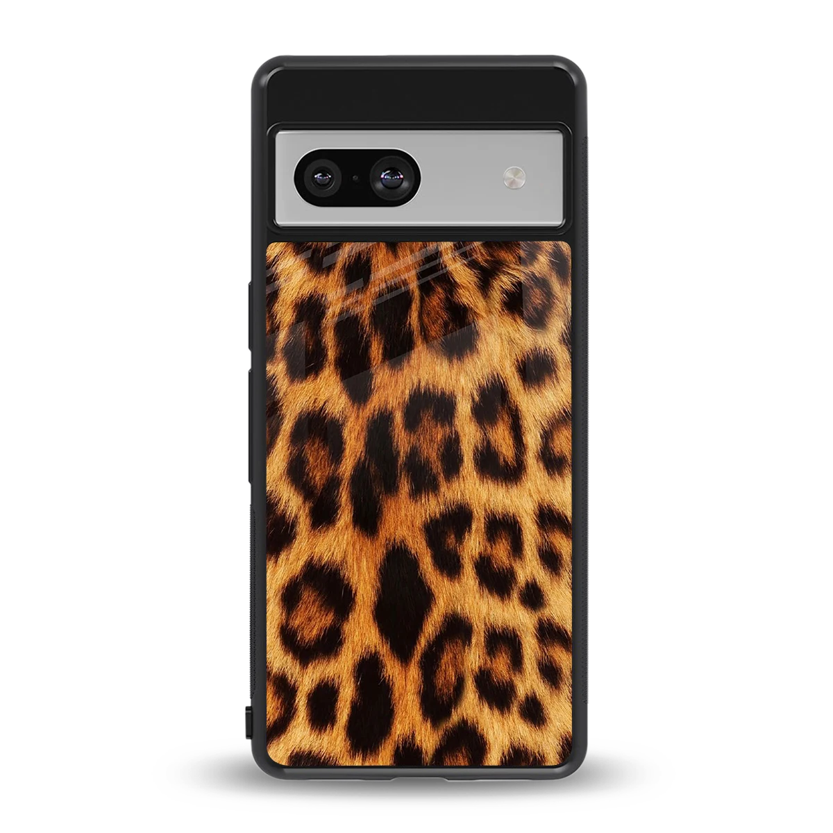 Cheetah Fur back phone cover | glass case for google pixel 7a