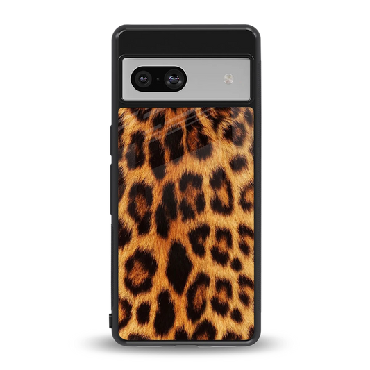 Cheetah Fur back phone cover | glass case for google pixel 7
