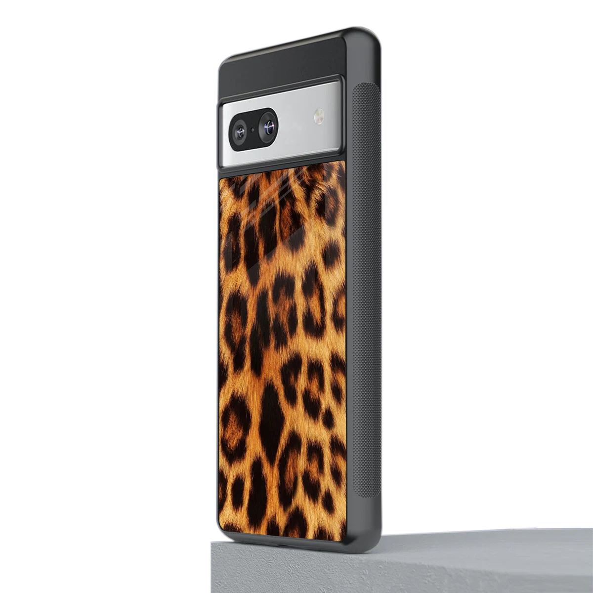 Cheetah Fur stylish phone case for google pixel 7a | glossy glass and slim fit