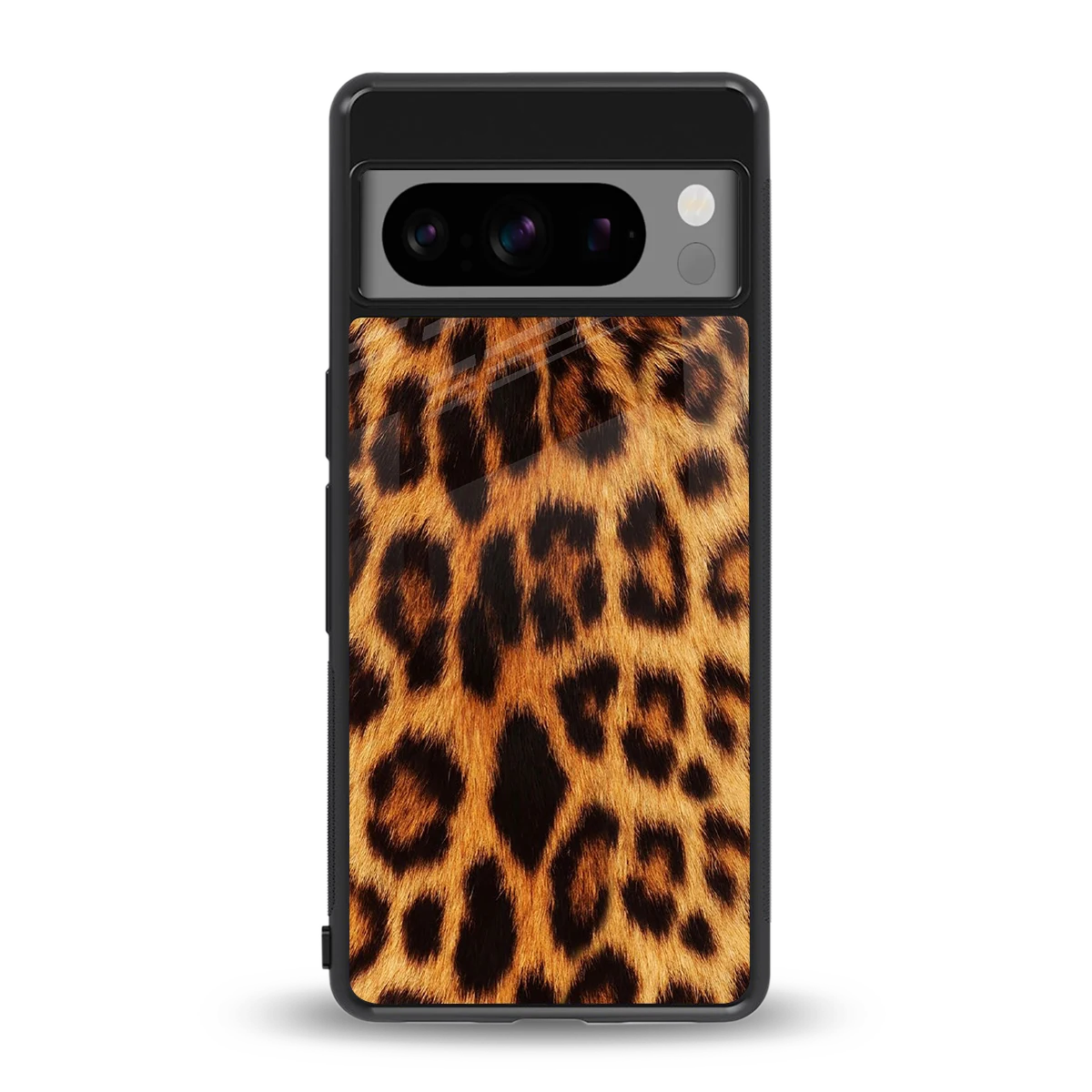 Cheetah Fur back phone cover | glass case for google pixel 8 pro