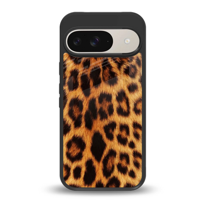 Cheetah Fur back phone cover | glass case for google pixel 9