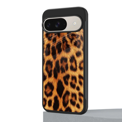 Cheetah Fur google pixel 9 mobile cover | shockproof glass phone case