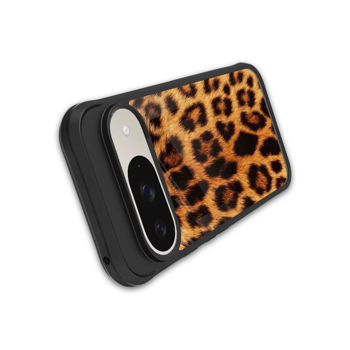 Cheetah Fur stylish phone case for google pixel 9 | glossy glass and slim fit