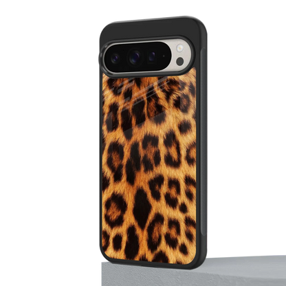 Cheetah Fur google pixel 9 pro mobile cover | shockproof glass phone case