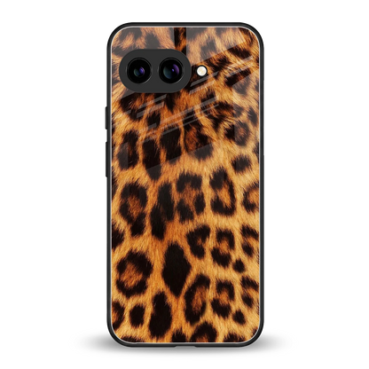 Cheetah Fur back phone cover | glass case for google pixel 10a