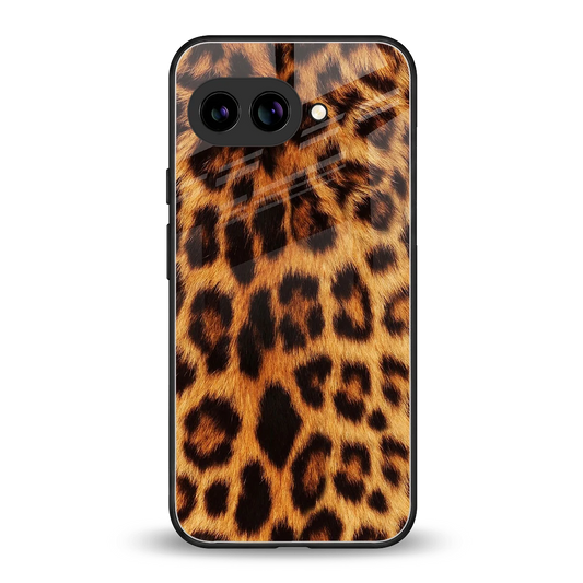 Cheetah Fur back phone cover | glass case for google pixel 10a