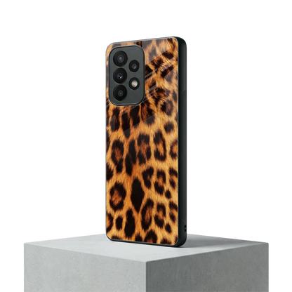 Cheetah Fur samsung galaxy a23 mobile cover | shockproof glass phone case
