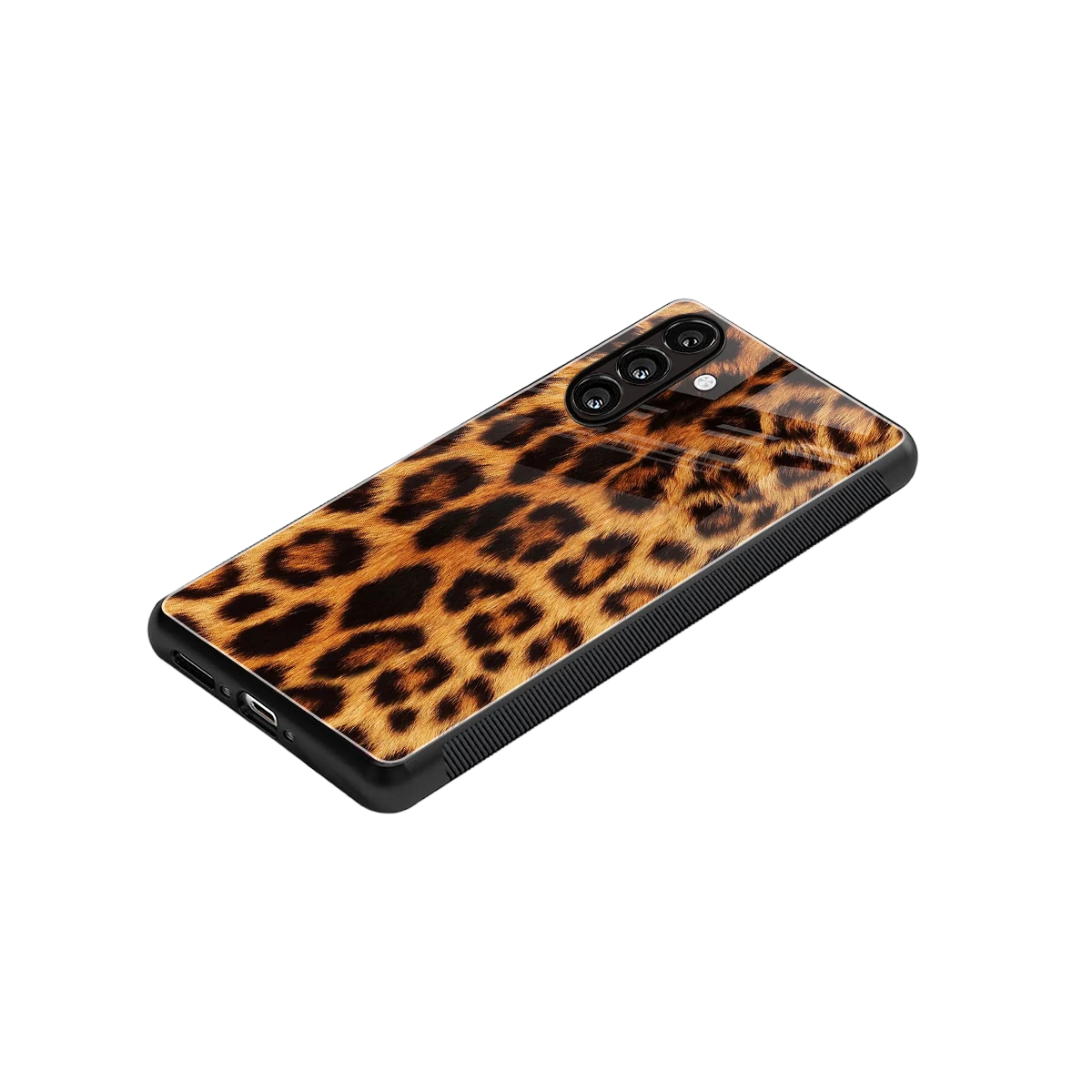 Cheetah Fur stylish phone case for samsung galaxy m35 5g | glossy glass and slim fit