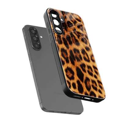 Cheetah Fur sleek samsung galaxy a17 5g cover with tempered glass back and TPU edges