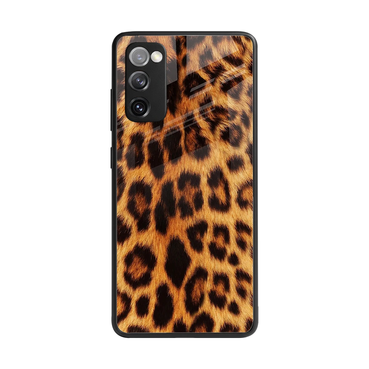 Cheetah Fur back phone cover | glass case for samsung galaxy s20 fe