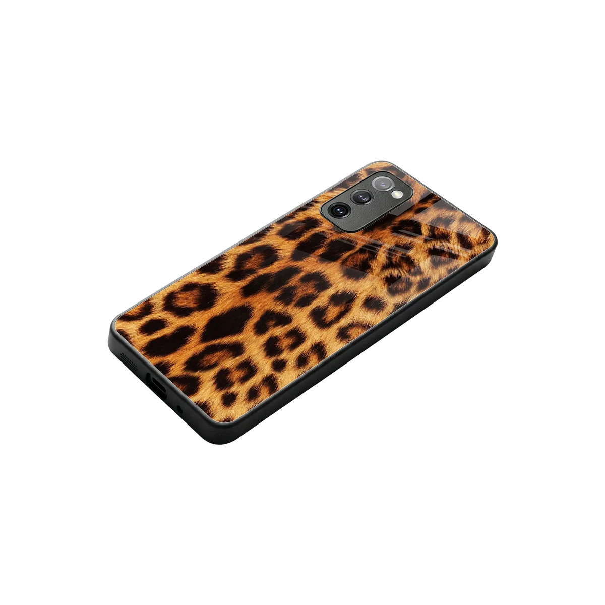 Cheetah Fur stylish phone case for samsung galaxy s20 fe | glossy glass and slim fit