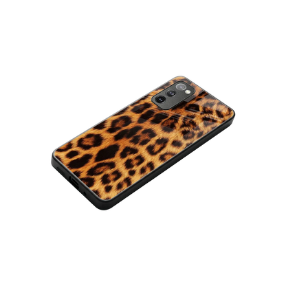 Cheetah Fur stylish phone case for samsung galaxy s20 fe | glossy glass and slim fit