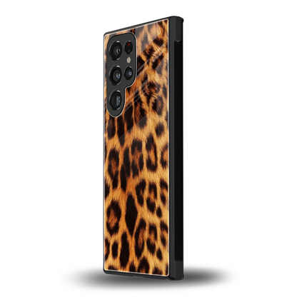 Cheetah Fur samsung galaxy s23 ultra mobile cover | shockproof glass phone case