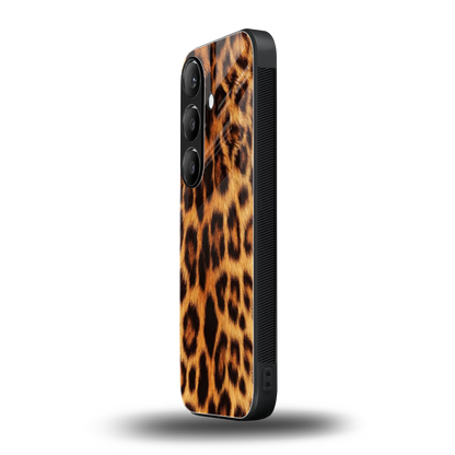 Cheetah Fur samsung galaxy s25 plus mobile cover | shockproof glass phone case