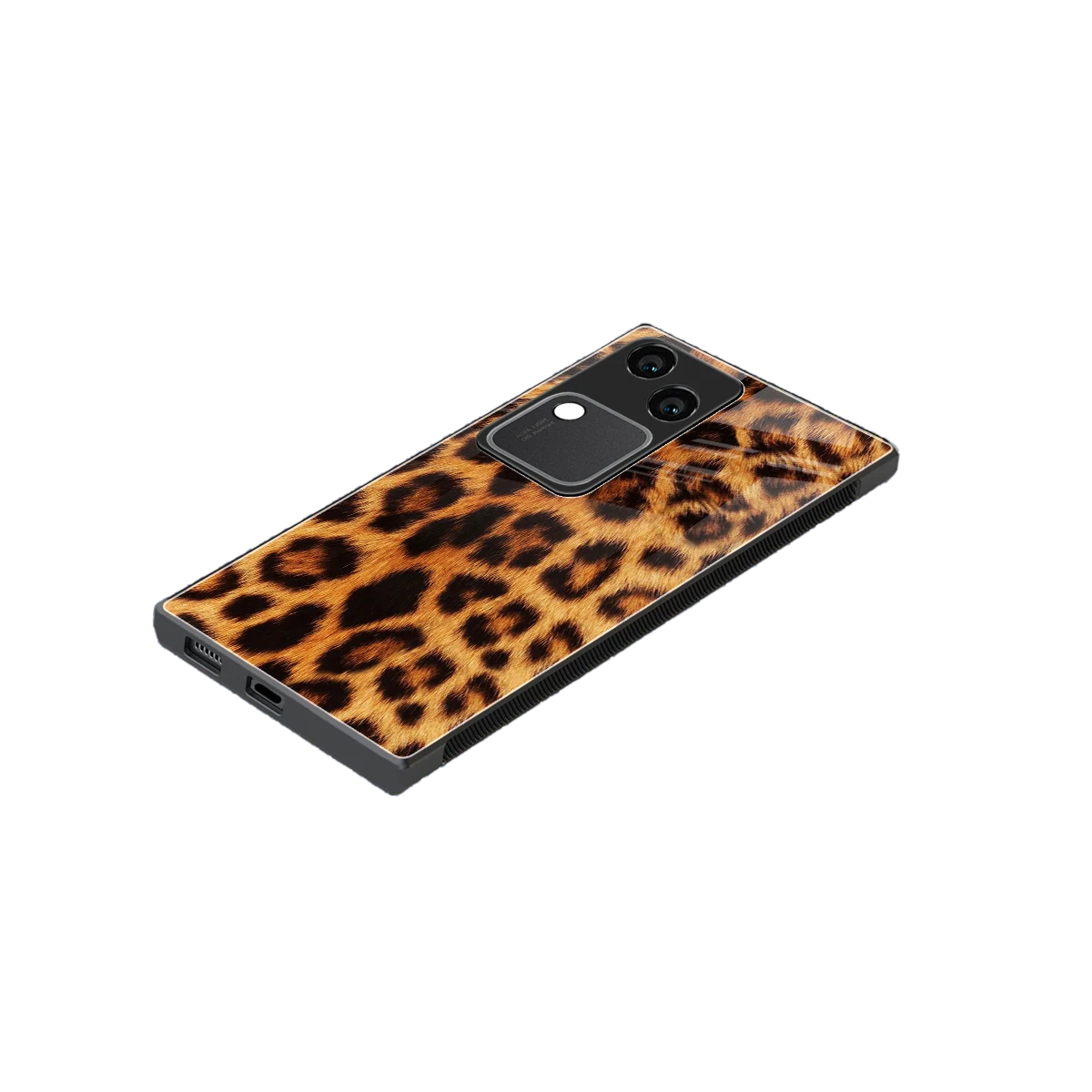 Cheetah Fur stylish phone case for vivo v30 | glossy glass and slim fit